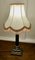 Vintage Corinthian Column Table Lamp with Shade, 1920s 4