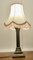 Vintage Corinthian Column Table Lamp with Shade, 1920s 6