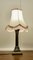 Lampada da tavolo vintage a colonna corinzia con paralume, anni '20, Immagine 3