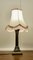 Vintage Corinthian Column Table Lamp with Shade, 1920s 3