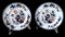 English Victorian Style Plates with Royal Arms Mark, 1837, Set of 4 5