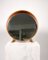 Scandinavian Pine Table Mirror by Nils Troed for Glass Master, 1960s, Image 7