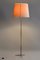 Lámpara de pie Mid-Century de palisandro y acero cromado, Chequia, años 60, Imagen 4