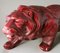 French Art Deco Glazed Red Ceramic Lion in the style of Saint Clement, 1930, Image 5