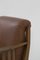 Vintage Leather Armchair attributed to Jocob & Josef Kohn, 1920s 6