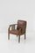 Vintage Leather Armchair attributed to Jocob & Josef Kohn, 1920s 1