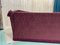 English Red Velvet 5-Seater Sofa, 1990s, Image 5