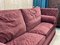 English Red Velvet 5-Seater Sofa, 1990s 17