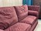Rotes englisches 5-Sitzer Sofa aus Samt, 1990er 17