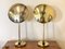 Space Age Table Lamps in Brass, 1970s, Set of 2 7