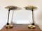 Space Age Table Lamps in Brass, 1970s, Set of 2 3