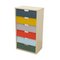 Mid-Century Colour Sheet Metal Shoe Rack, Eastern Bloc, 1960s 1