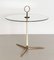 United Side Table in Brass and Glass, 1970s 6