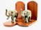 Fermalibri Mid-Century con elefante, anni '60, set di 2, Immagine 4