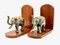 Mid-Century Bookend with Elephant, 1960s, Set of 2 2