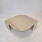 Italian Coffee Table in Travertine, 1980s 6