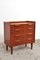 Small Vintage Danish Sideboard in Teak, 1960s 3