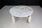 Mesa de centro Eros redonda de mármol de Carrara blanco de Angelo Mangiarotti para Skipper, años 70, Imagen 3
