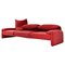 Italienisches Maralunga 50 Sofa in Orange Rot von Vico Magistretti für Cassina 2