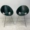Green Shell Dining Chairs by Eddie Harlis, 1954, Set of 4 9
