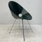 Green Shell Dining Chairs by Eddie Harlis, 1954, Set of 4 3