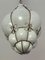 Venetian Lantern Pendant Light in Murano Glass from Venini, 1950s, Image 17