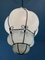 Lampada a sospensione a forma di lanterna in vetro di Murano di Venini, anni '50, Immagine 2