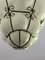 Lampada a sospensione a forma di lanterna in vetro di Murano di Venini, anni '50, Immagine 16