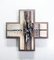 Crucifix in Metal and Enamel by Del Campo, 1960s, Image 1