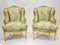 French Gilt Armchairs, Set of 2 1