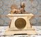 French Empire Mantel Clock in Marble, 1880s 10