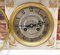 Reloj de repisa del Imperio francés de mármol, década de 1880, Imagen 2