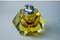 Yellow Sommerso Faceted Murano Glass Lighter attributed to Seguso, Italy, 1970s, Image 3