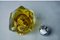 Encendedor Sommerso amarillo de cristal de Murano facetado atribuido a Seguso, Italia, años 70, Imagen 6