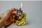 Gelbes Sommerso Feuerzeug aus facettiertem Muranoglas, Seguso zugeschrieben, Italien, 1970er 2