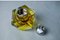 Yellow Sommerso Faceted Murano Glass Lighter attributed to Seguso, Italy, 1970s, Image 7