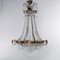 Prisms Chandelier with Suitable Wall Lamps, 1900, Set of 3, Image 2