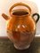 Gargoulette Wasserkrug aus glasierter Keramik, 1800er 5