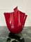 Handkerchief Vase in Red and Yellow Murano Glass, 2000s 1