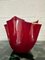 Vase Mouchoir en Verre de Murano Rouge et Jaune, 2000s 2