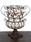 19th Century Medici Vase in Glass and Wrought Iron, Venice 1