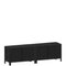 Cloe Black TV Stand with Black Doors by Woodendot 1