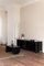 Schwarzer Cloe TV-Ständer mit schwarzen Metalltüren von Woodendot 3
