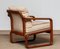 Vintage Lounge Chair in Teak with Wool Cushions from HS Design Denmark, 1980s 2