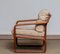 Poltrona vintage in teak con cuscini in lana di HS Design Denmark, anni '80, Immagine 10