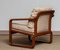 Vintage Lounge Chair in Teak with Wool Cushions from HS Design Denmark, 1980s, Image 6