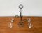 Danish Candleholder in Metal and Glass, 1960s, Image 8