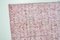 Tappeto Oushak in lana rosa, anni '60, Immagine 2