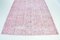 Tappeto Oushak in lana rosa, anni '60, Immagine 8