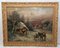 Paesaggio svizzero, litografia, inizio XX secolo, con cornice, Immagine 1